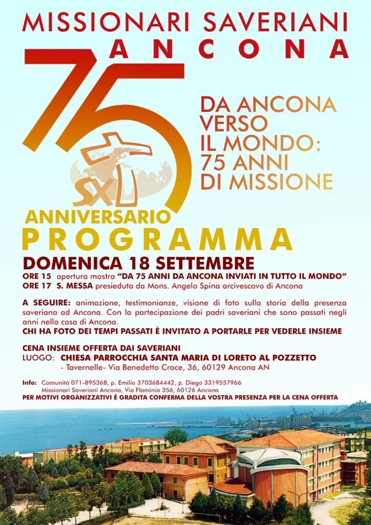 saveriani 75 anni in ancona