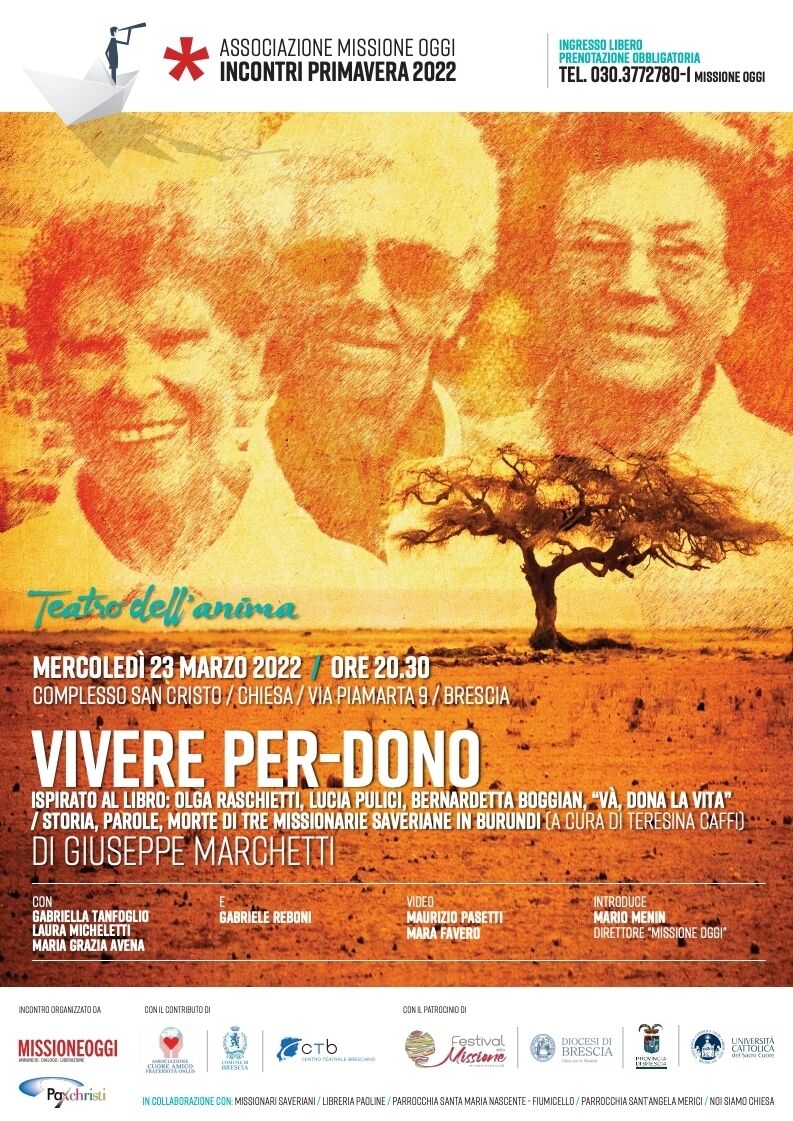 locandina vivere per dono