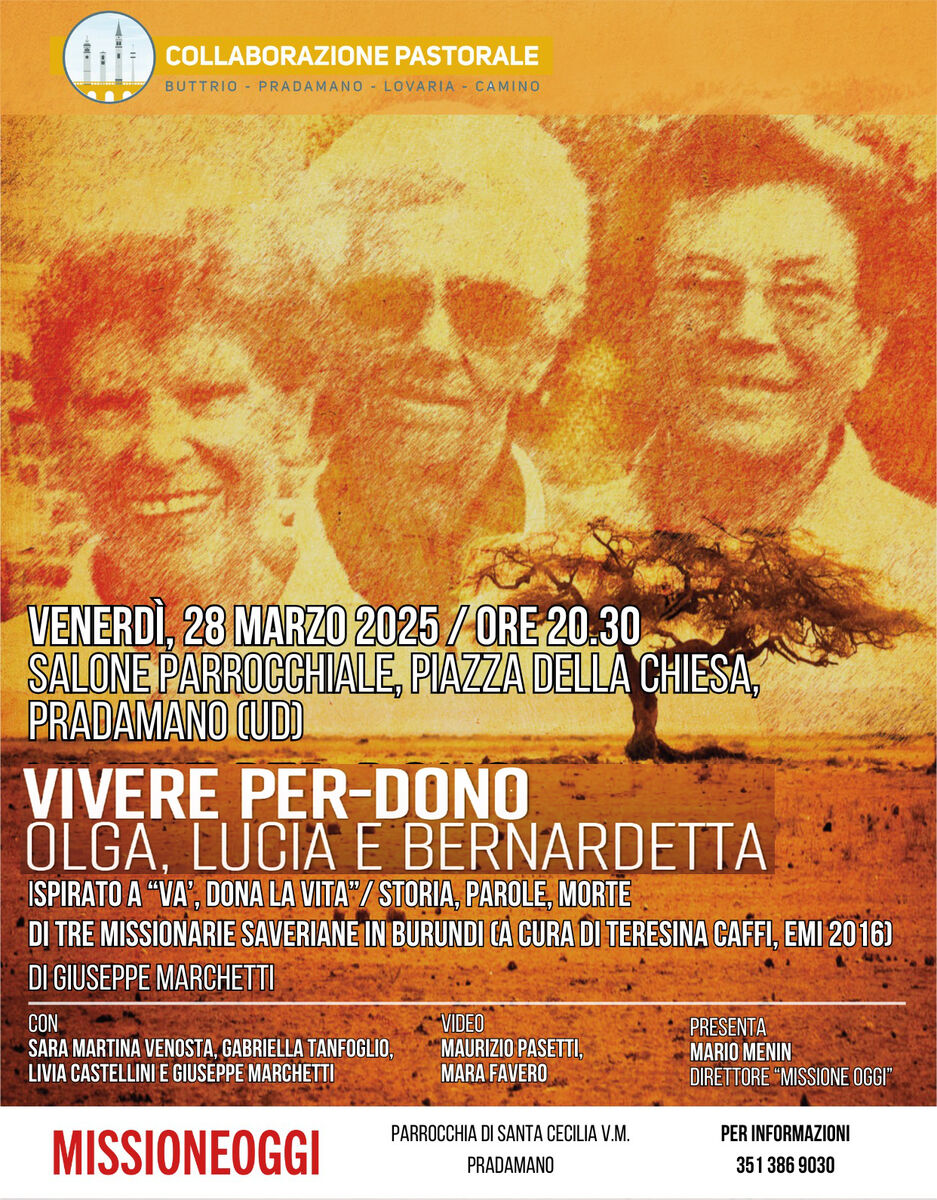 vivere per dono 28 03 2025