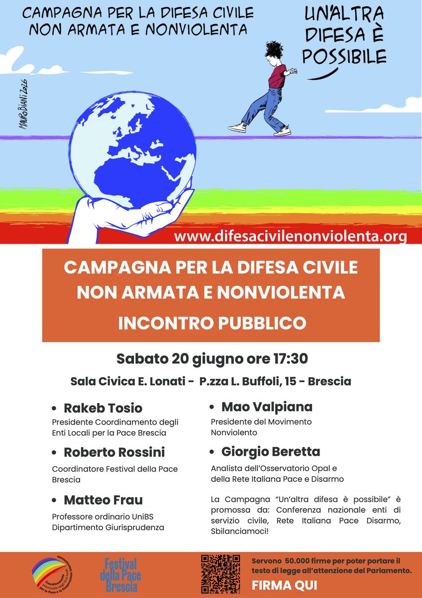 campagna per la difesa civile non armata e nonviolenta