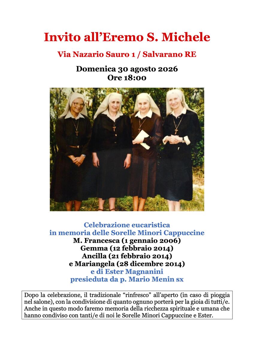 celebrazione eucaristica in memoria