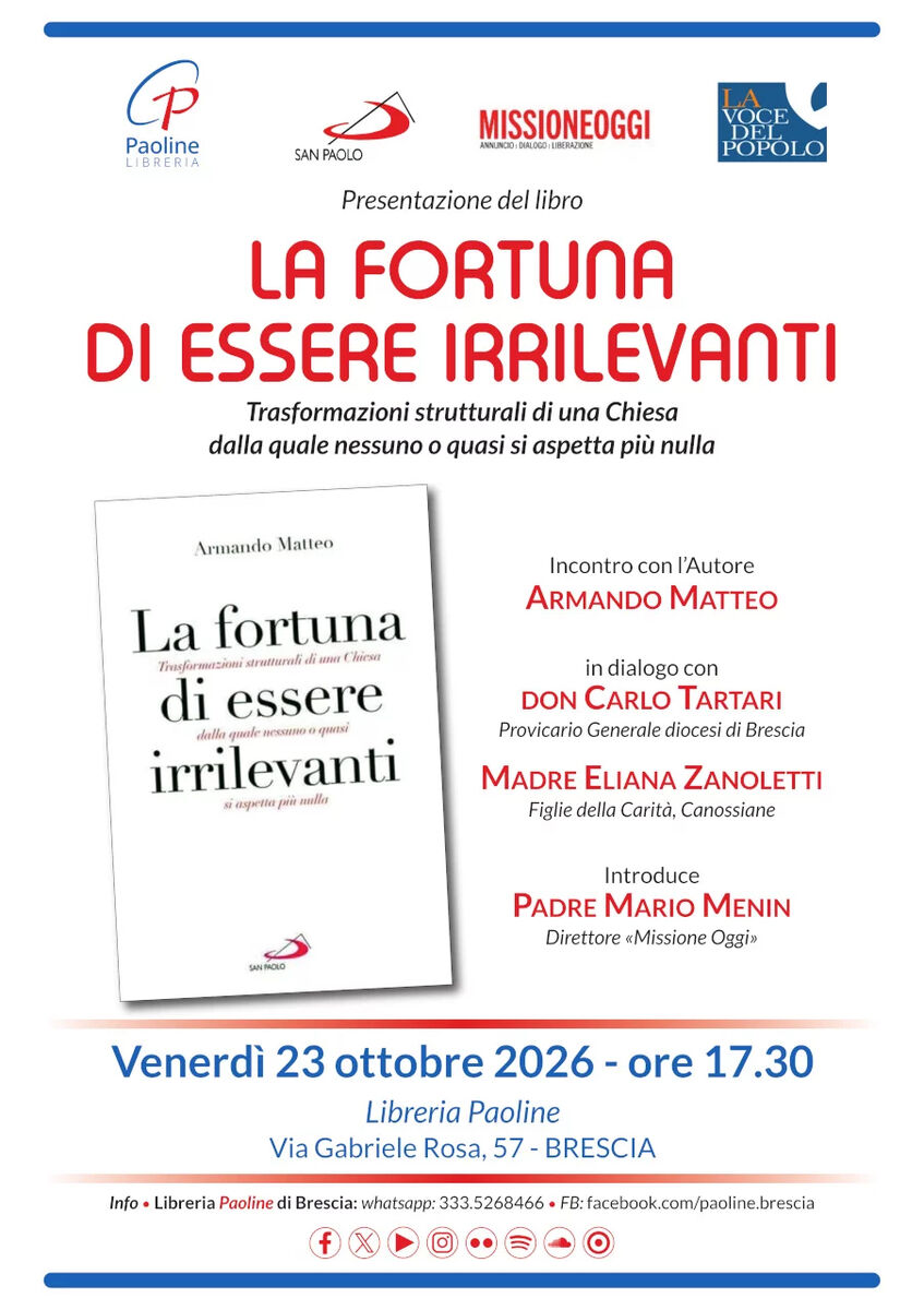 la fortuna di essere irrilevanti locandina