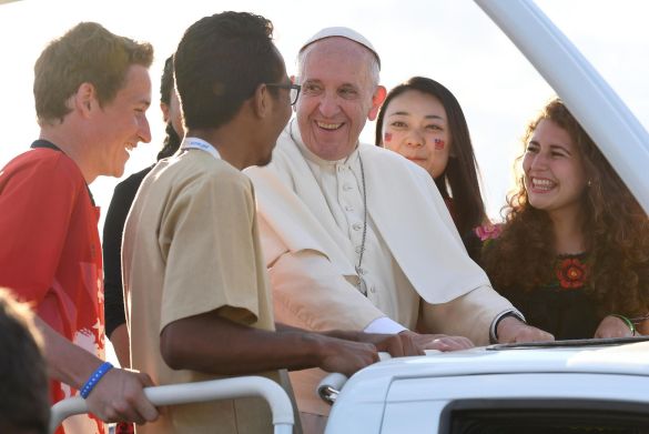 33&deg; Giornata Mondiale della Giovent&ugrave;, Messaggio di Papa Francesco