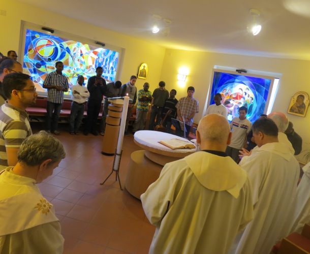 L'INCONTRO CON I SEMINARISTI DI PARMA
