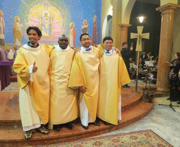 Quattro neo diaconi saveriani, Teologia di Parma